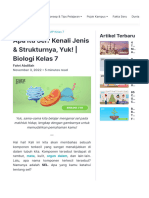 Apa Itu Sel? Kenali Jenis & Strukturnya, Yuk! - Biologi Kelas 7