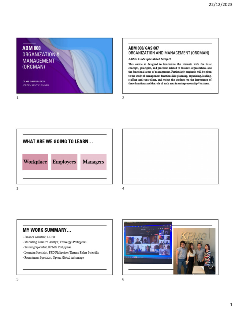 Understanding Organization and Management | PDF | Human Resources | Goal