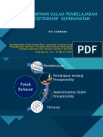 Kepemimpinan Dalam Pembelajaran Preceptorship Keperawatan