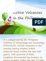 Active Volcanoes in The Philippines