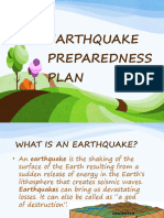 Earthquake Preparedness Plan