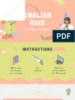  English Quiz Presentation