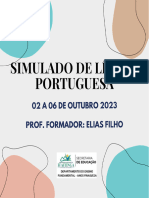 Simulado de Língua Portuguesa