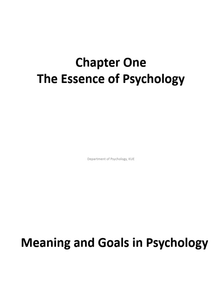Chapter One Pdf