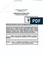 Iniciativa 6195 (Reformar Ley Del Organismo Judicial)