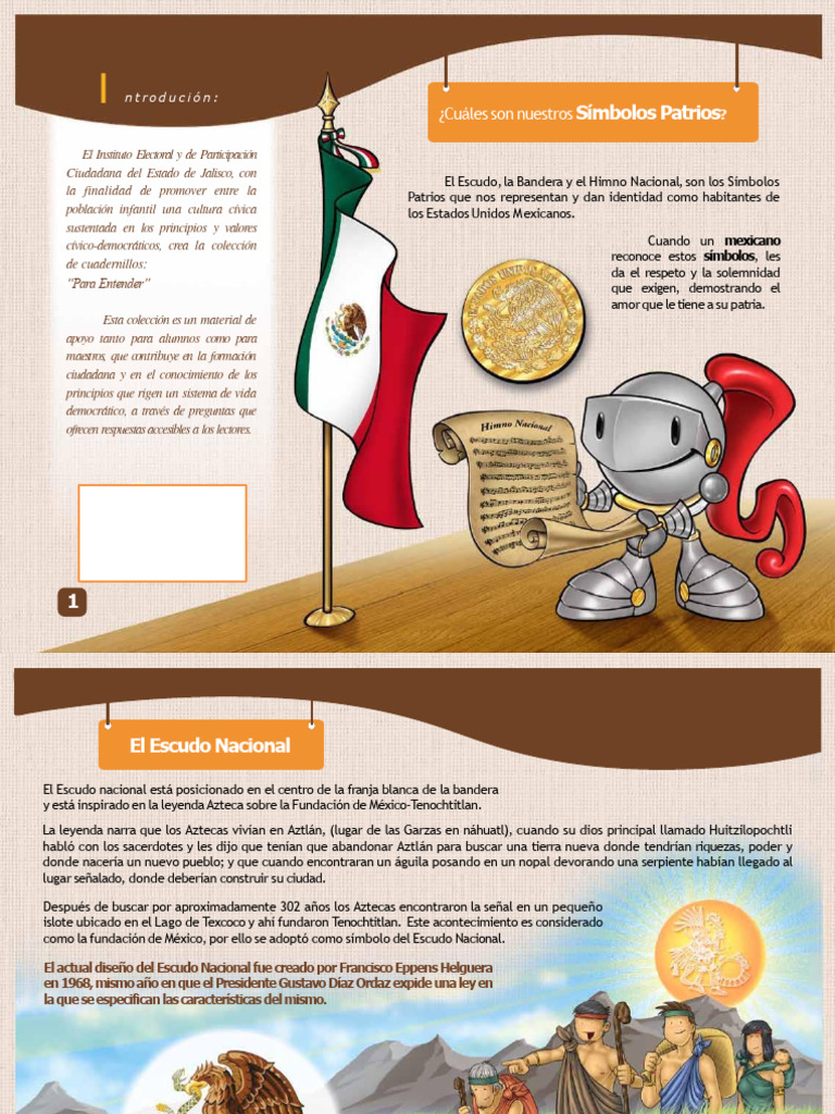 Significado de los Símbolos Patrios en México | PDF