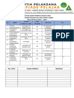 Daftar Hadir Peserta Seluruh Lomba