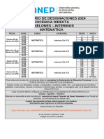 Calendario CANELONES - DD - MATEMATICA 24-02-09 INTERINOS