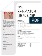 Rahmatun Nisa CV