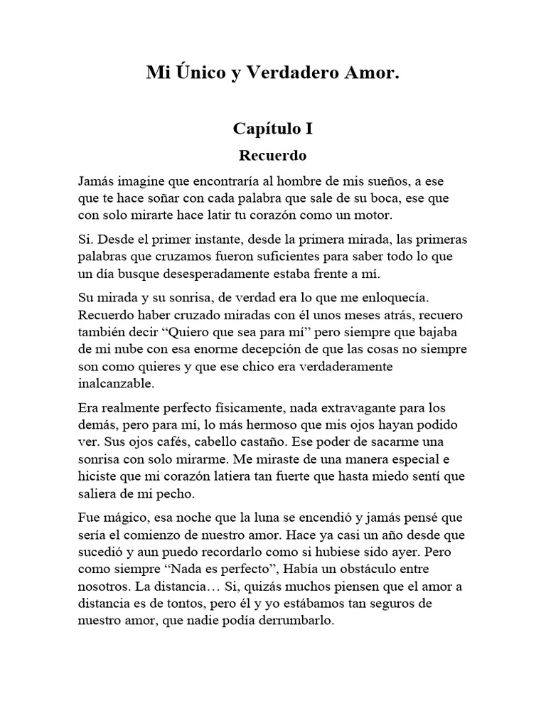 Amor Verdadero a Distancia | PDF | Amor