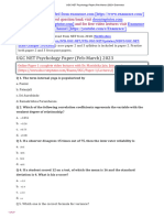 NET Psychology Feb March 2023