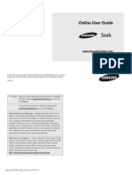 Samsung Seek Manual