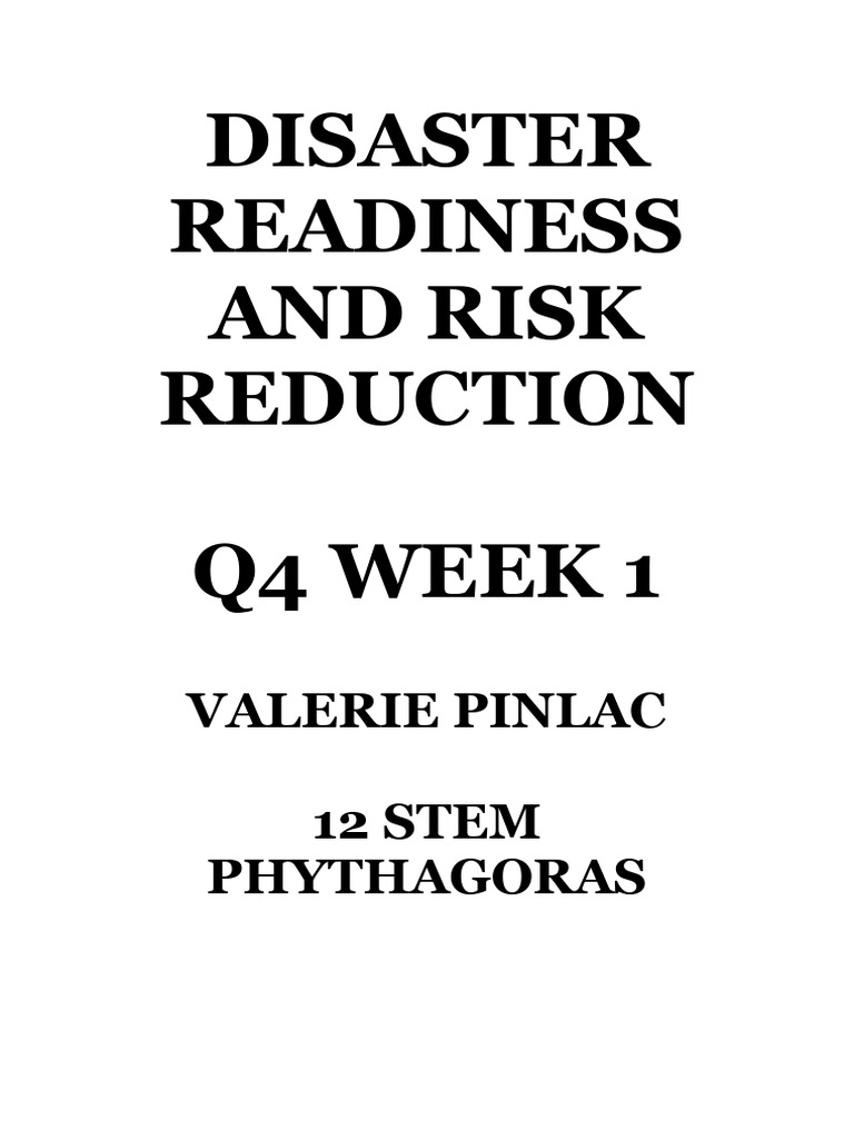 Disaster Readiness and Risk Reduction Guide | PDF | Vortices | Tropical ...