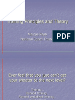 Training Theory and Principles