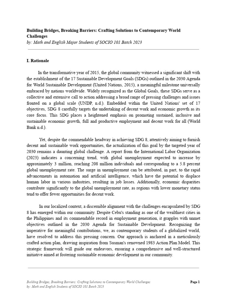 Building Bridges Breaking Barriers Crafting Solutions To