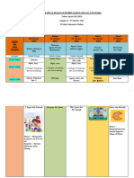 Jadwal Kegiatan Pembelajaran Kelas 1 Ceria (23-27 Oktober)