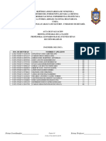 Ingeniería Mecánica: Firma Coordinador - Firma Profesor