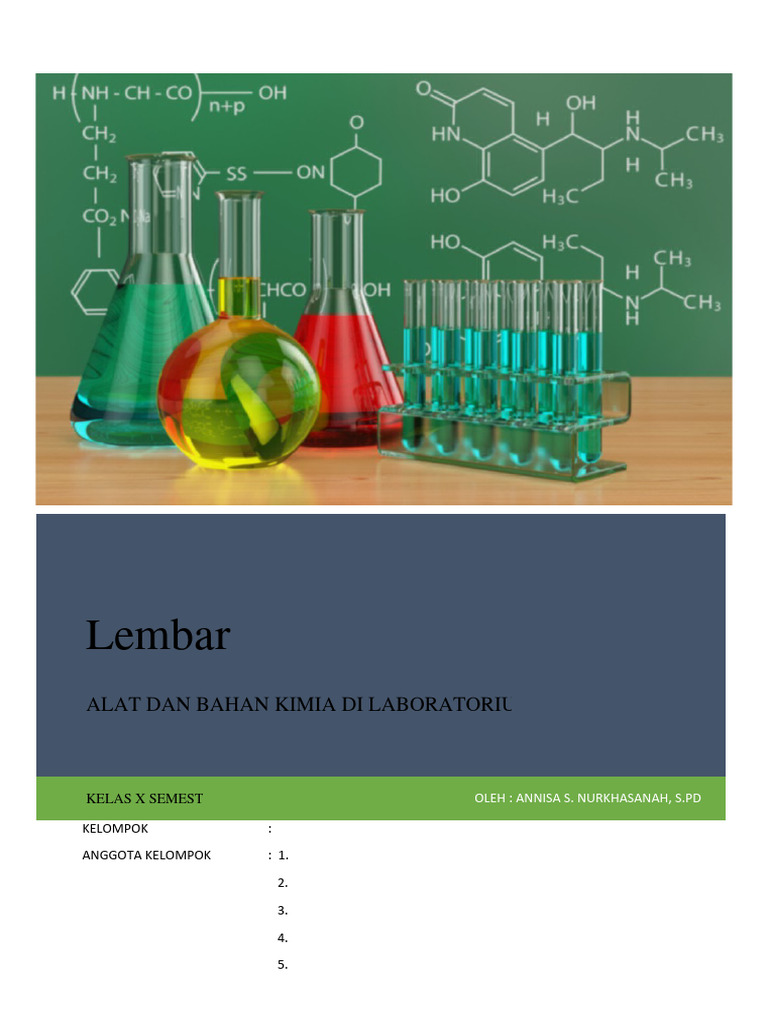 LKPD Alat Dan Bahan Di Lab | PDF