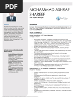 Mohammad Ashraf Shareef - Project Manager