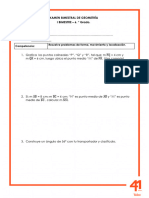 6to FRATERNITY - EXAMEN BIMESTRAL DE GEOMETRÍA - I BIM - ENTREGABLE