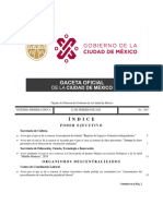 Gaceta Oficial de La Ciudad de México 22 - 02 - 24