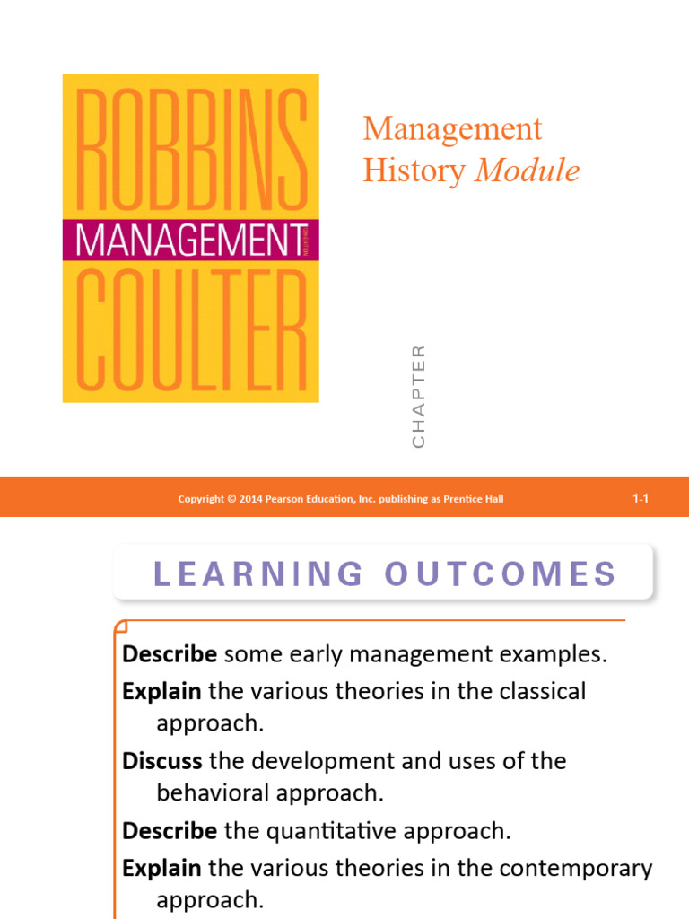 MGT-201 - Ch-01 - Management History Module | PDF | Statistics | Economies