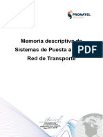 5.2.1 Memoria Descriptiva de Sistemas de Puesta A Tierra