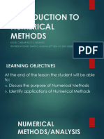 01 - Introduction To Numerical Methods