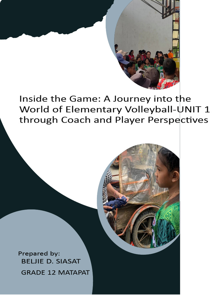 Narrative Report BELJIE PDF Volleyball Sports