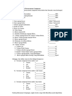 7.8 Daftar Isian Analisis Perencanaan Campuran