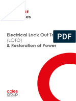 Electrical Safety LOTO Power Outage Guideline
