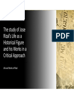 01 The Study of Jose Rizal's Life As A Historical Figure and His Works in A Critical Approach