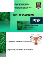 Prolapso Genital y Sis