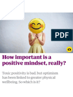How Important Is A Positive Mindset