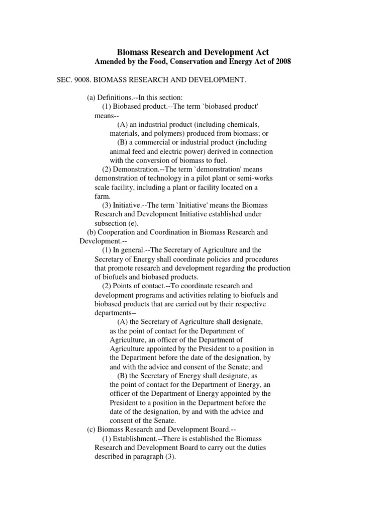 Fcea energy act 2008 pdf biofuel bioenergy