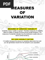 Measures of Variation and Z Scores