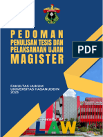 Pedoman Penulisan Tesis Uh 2023