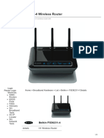 SG Belkin F5D8231-4 Wireless Router