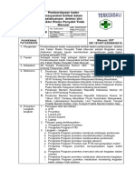 2.6.1 Ep. B 4. 3. SOP Pemberdayaan Kader Masyarakat Terlibat Dalam Pelaksanaan Deteksi Dini Faktor Risiko Penyakit Tidak Menular