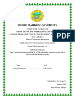 Debre Markos University: Lieulseged Gizachew NSR-1005-12