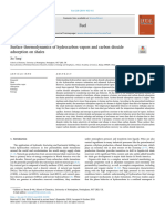 Surface Thermodynamics of Hydrocarbon