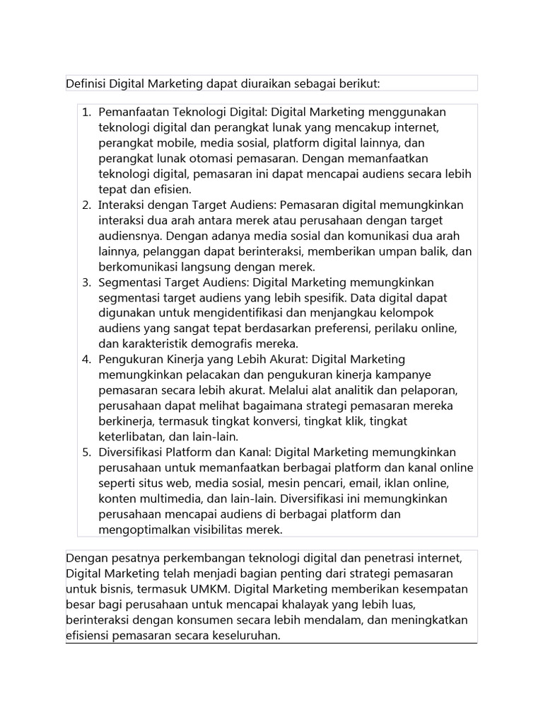 Strategi Konten Digital Marketing: Panduan Lengkap untuk Menciptakan Konten yang Menarik dan Efektif