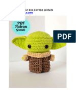 Bebe Yoda Facile Amigurumi Modele PDF Gratuit