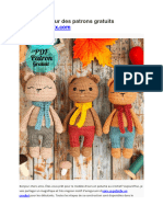 Ours en Peluche Marron PDF Amigurumi Modele Gratuit