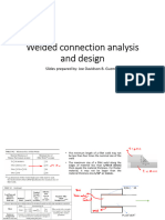 Analysis and Design of welded connections