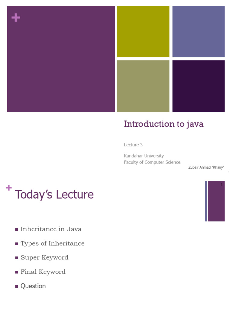Lecture 3 | PDF