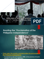 GE 3 The Proclamation of The Philippine Independence