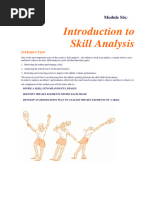 Coaching NZ Introduction To Skill Analysis