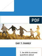 Basic - Day 7 - Family