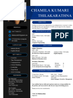 Professional Resume For Miss.V.R.C.K.Thilakarathna 